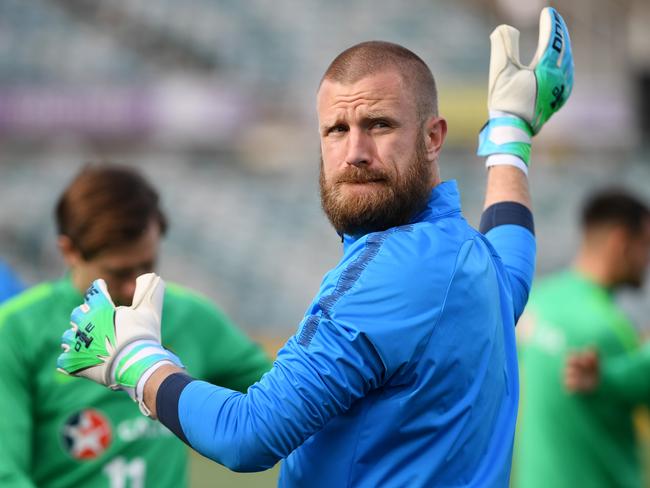 Andrew Redmayne is likely to be on the bench for the Socceroos against Jordan. Picture: Tracey Nearmy/Getty Images