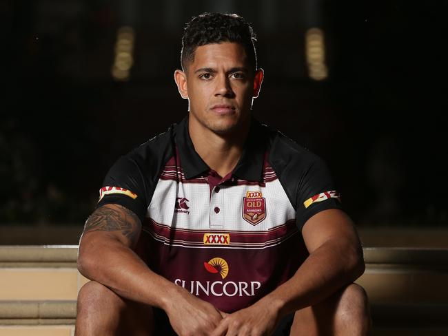 Dane Gagai couch-surfed and spent a night in his car during his homeless period. Picture: Peter Wallis