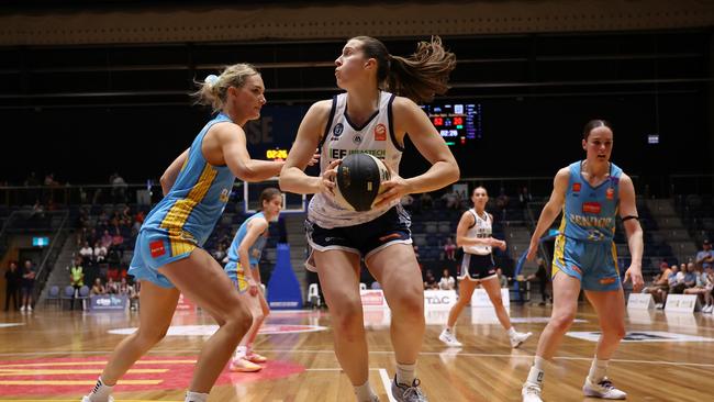 Geelong’s Hannah Hank. Picture: Graham Denholm/Getty Images.