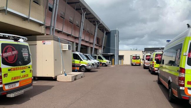 The Emergency Department at Royal Darwin Hospital on Monday afternoon, February 22. Picture: SUPPLIED