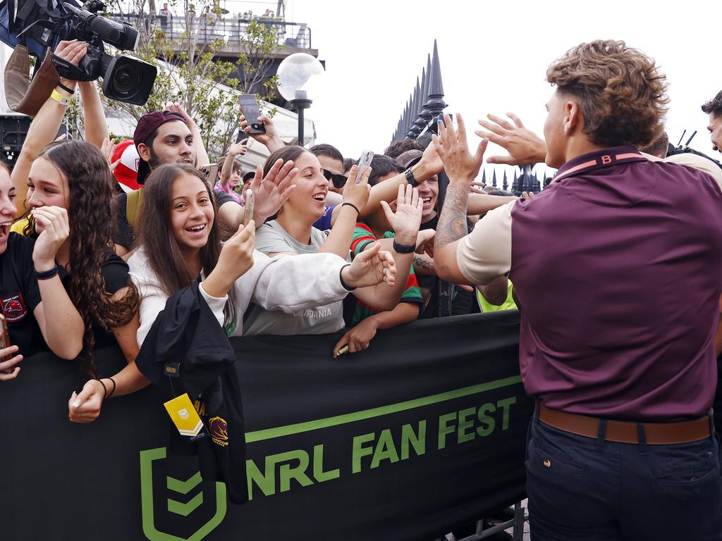 Reece Walsh was the star attraction in Circular Quay. Picture: Sam Ruttyn