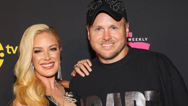 LOS ANGELES, CALIFORNIA - OCTOBER 10: Heidi Montag (L) and Spencer Pratt (R) attend the 2024 Reality TV Stars Of The Year at The Highlight Room on October 10, 2024 in Los Angeles, California. (Photo by Paul Archuleta/Getty Images)