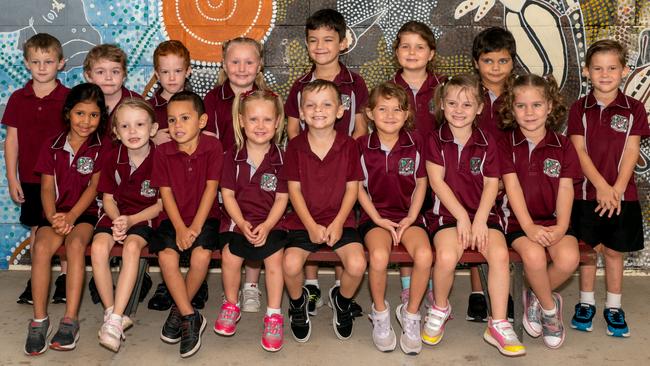 Andergrove State School Prep J Back Row: Jake, Ryan, TJ, Ellie, Spencer, Georgia, Phoenix, Evander Front Row: Laqueisha, Austin-Jane, Jeremiah, Alana, Darwin, Nora, Isobella, Indy Picture: Michaela Harlow