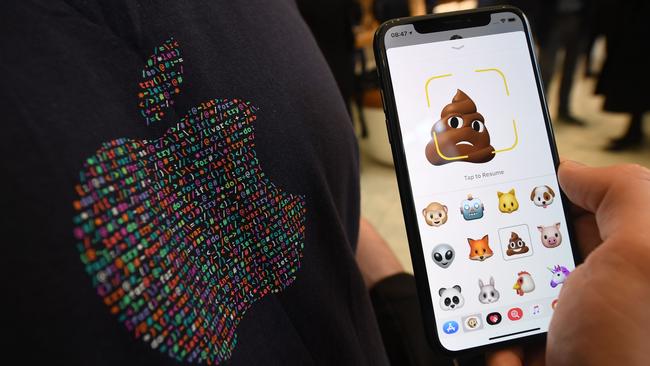 The poo emoji is officially out. Picture: AFP PHOTO / Chris J Ratcliffe