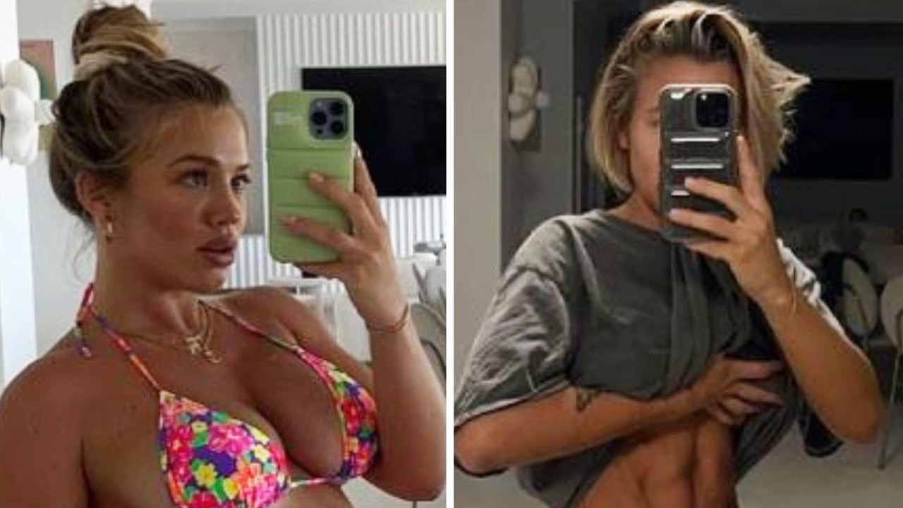 This before and after photo angered Aussies online. Picture: Instagram/TammyHembrow