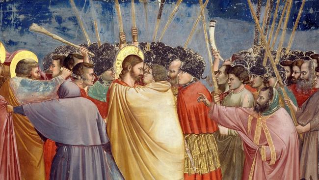 ‘Dramatically focused’: Giotto’s The Kiss of Judas.