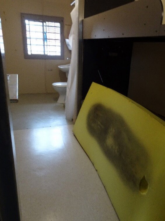 A photo taken during a recent inspection of Lithgow prison.