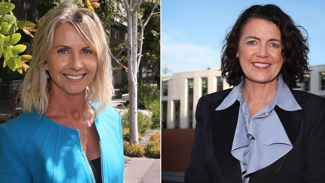 Stephanie Asher and Libby Coker will face off at the next federal election in Corangamite. Picture: supplied