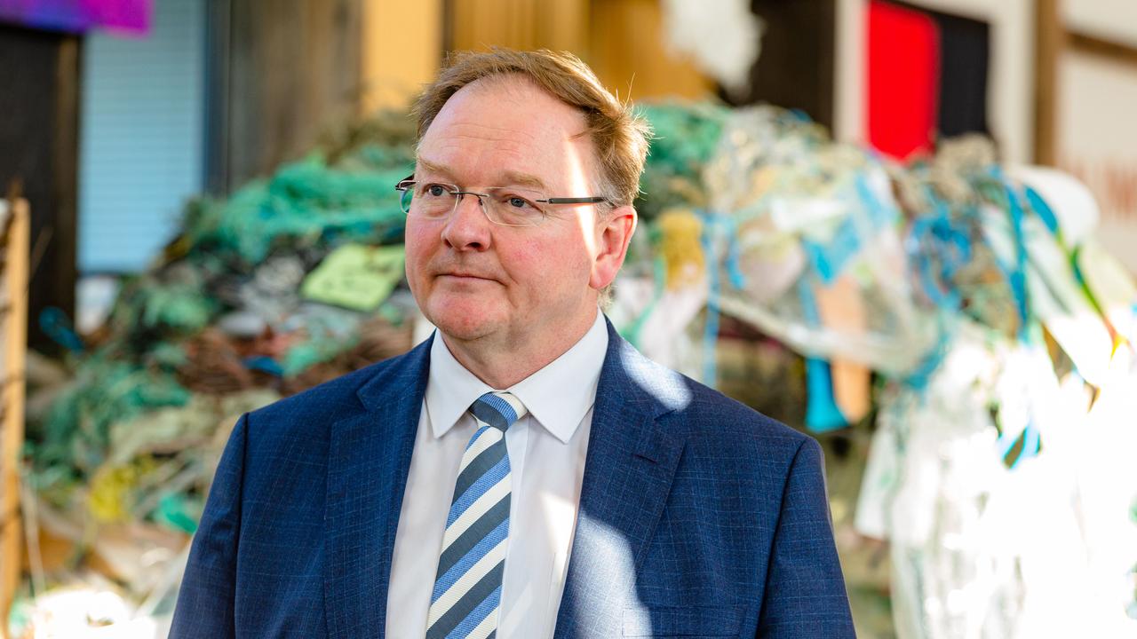 The launch of the Climate change report at Mount Nelson Sustainability Learning Centre on Thursday 1st June. Tasmanian Minister for Environment and Climate Change, Roger Jaensch. Picture: Linda Higginson