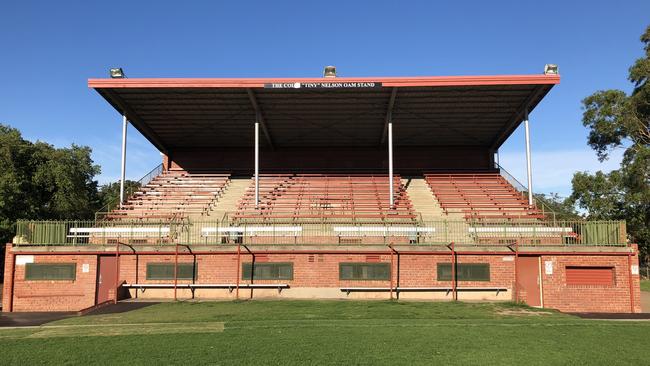 The grandstand at Goodwood Oval in Millswood.