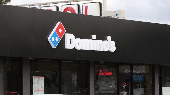 A Domino’s Pizza manager told Diana Adams her store lost money to credit card fraudsters regularly. Picture: A Domino’s storefront.