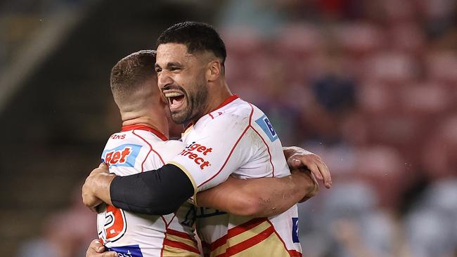 The Dolphins were tipped to finish down the bottom of the ladder. Photo by Cameron Spencer/Getty Images