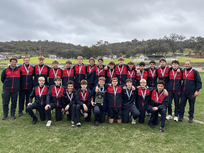 The Combined Independent Schools won the NSW All Schools AFL U15s boys title. Picture: Contributed