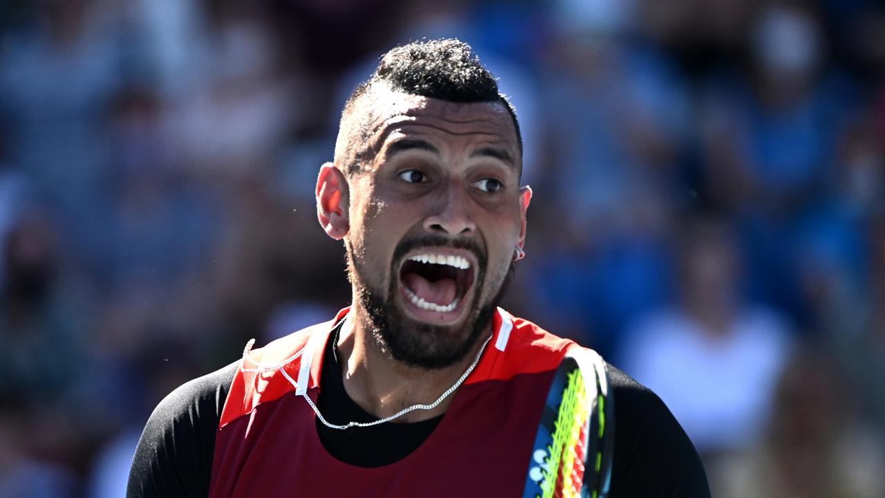 Nick Kyrgios is losing his patience. (Photo by Quinn Rooney/Getty Images)