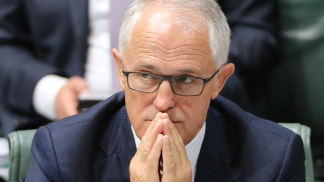 Prime Minister Malcolm Turnbull during Question Time this week. Picture Gary Ramage