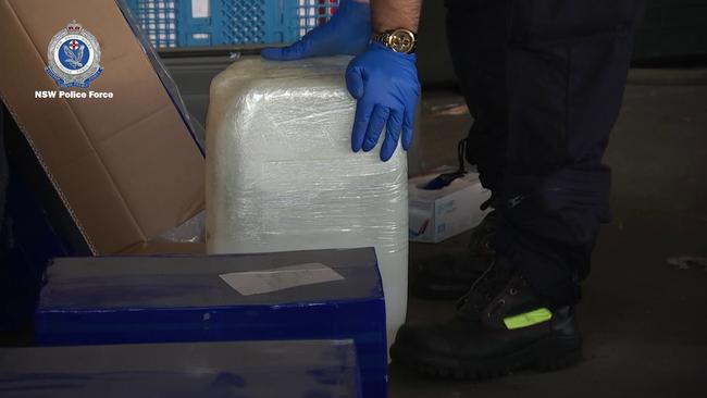 As well as the drugs, the man was allegedly found with $20,000 in cash. Picture: NSW Police