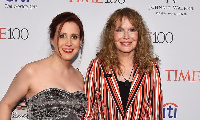 Dylan Farrow with her mother, actress Mia Farrow. Dylan has given her first interview about Woody Allen.