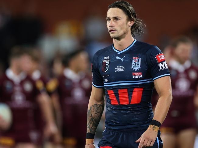 Nicho Hynes was left out of Brad Fittler’s Game II squad. Picture: Mark Kolbe/Getty