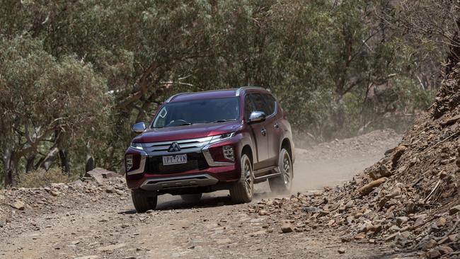 The Pajero Sport has a towing capacity of 3100kg.