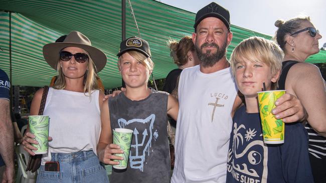 Ryan family from Goldcoast at the 2024 Dumpling Festival. Picture: Pema Tamang Pakhrin