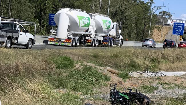 A serious crash on the Bruce Highway at Caboolture.