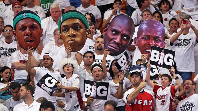 Ray Allen left the Celtics for one of their biggest rivals. (Photo by Jim Davis/The Boston Globe via Getty Images)