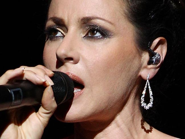 SYDNEY, AUSTRALIA - FEBRUARY 26: Tina Arena performs live for fans at the State Theatre on February 26, 2013 in Sydney, Australia. (Photo by Don Arnold/WireImage)