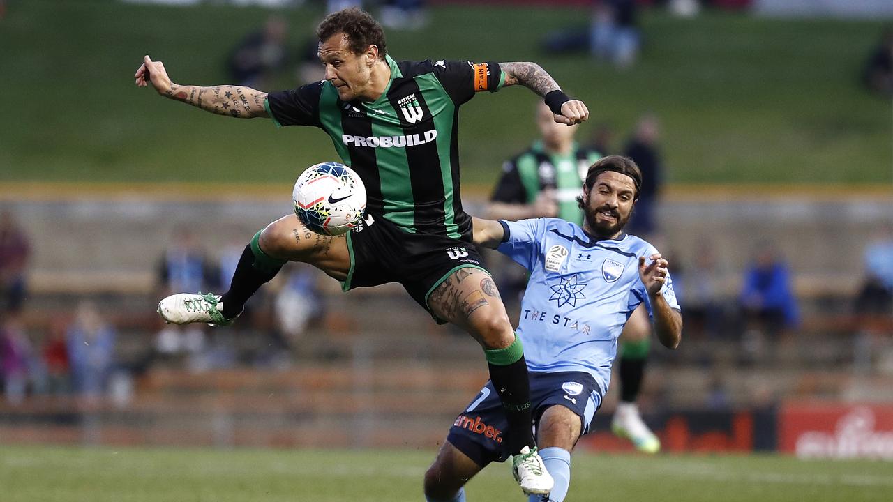 Western United captain Alessandro Diamanti is the 2019/20 Alex Tobin award winner.