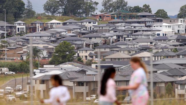 Thousands of homes have been built in Box Hill but not one school. Picture: Damian Shaw