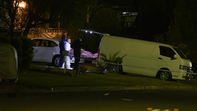 Bodies were removed from the home this evening.