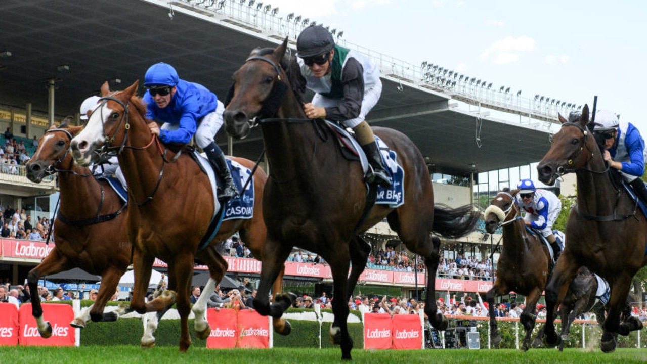 Mr Brightside will attempt to become the first horse to win two All-Star Miles at Flemington on Saturday. Photo: Vince Caligiuri/Getty Images.