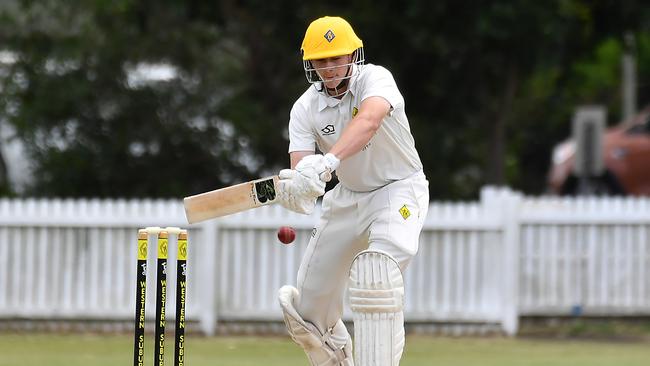 West batsman Rex Tooley Ipswich Vs Wests Saturday December 3, 2022. Picture, John Gass