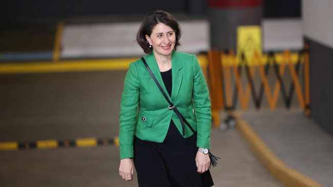 Gladys Berejiklian is seen arriving arriving for ICAC public hearings on October 29. Picture: NCA NewsWire / Damian Shaw