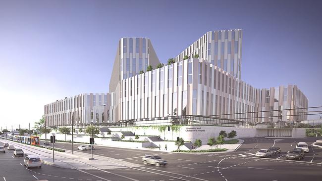 Artist impression of new Women's and Children's Hospital.