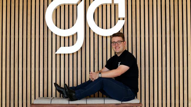 Brisbane-based GO1 chief executive Andrew Barnes. Picture: AAP/David Clark