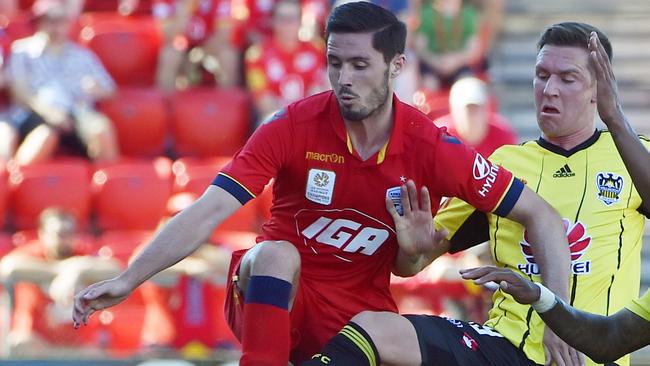 Former Adelaide United defender Dylan McGowan has joined Western Sydney after being sounded out by the Reds. Picture: AAP Image/David Mariuz