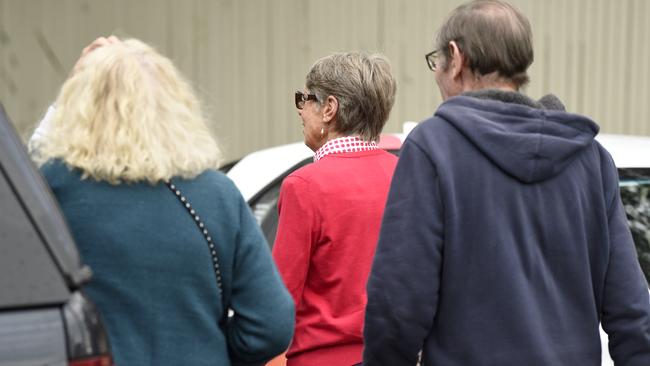 The owner of a property (in red) on Cluden Street. Picture: Andrew Henshaw