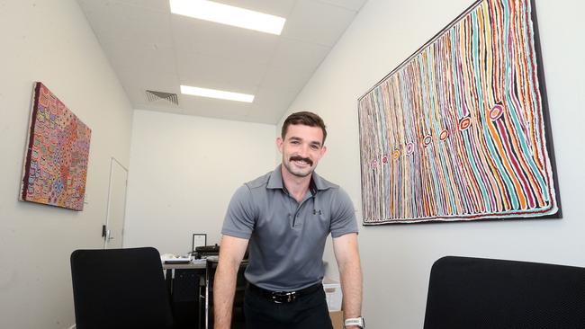 Councillor Ryan Bayldon-Lumsden in his office. Picture by Richard Gosling