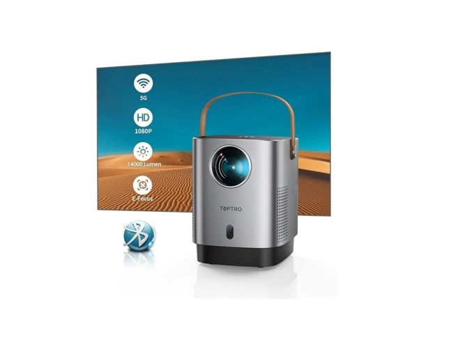 TOPTRO Mini Projector. Picture: Amazon Australia.