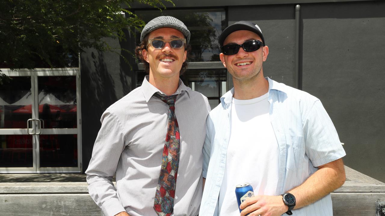 Lachlan Burns and Tyson Ruck. Picture: Alison Wynd