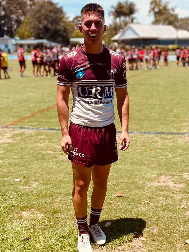 Manly young gun Tylor Bunting has led the club's SG Ball side at halfback this season.