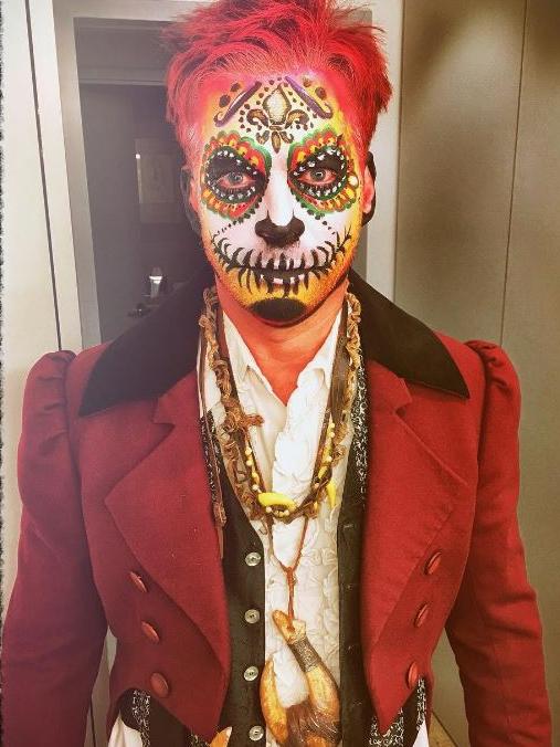 Halloween 2016 via social media ... Harry Connick Jr, “I got my game face on! #booonthebayou!” Picture: Instagram