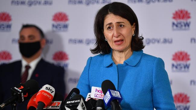 Premier Gladys Berejiklian has defended her controversial road map. Picture: Getty Images