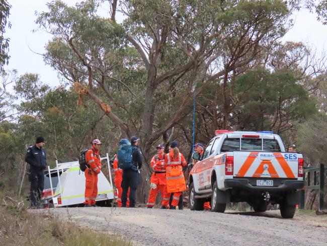 Emergency services found a missing 22-year-old hiker who was lost in the Grampians overnight.