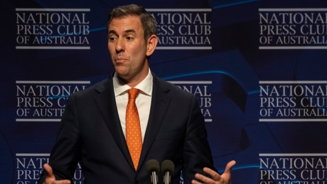 In response to the report Treasurer Jim Chalmers said the IMF strongly endorsed “responsible economic management” amid growing global uncertainty. Picture: Getty
