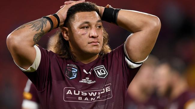 Josh Papalii says it is a scary thought to lose another Origin clash in Queensland. Picture: NRL Photos