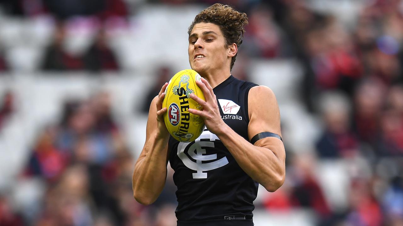 Carlton expects Charlie Curnow won’t play at all in 2020. (AAP Image/Julian Smith)