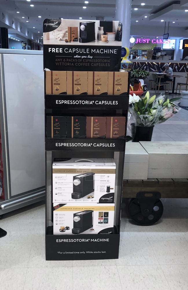 Coles espressotoria clearance