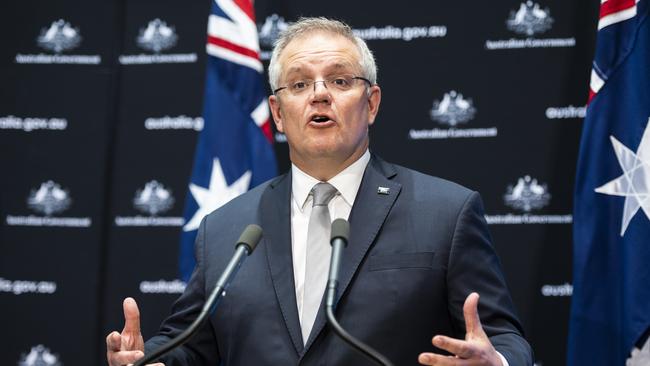 Australian Prime Minister Scott Morrison. (Photo by Rohan Thomson/Getty Images)