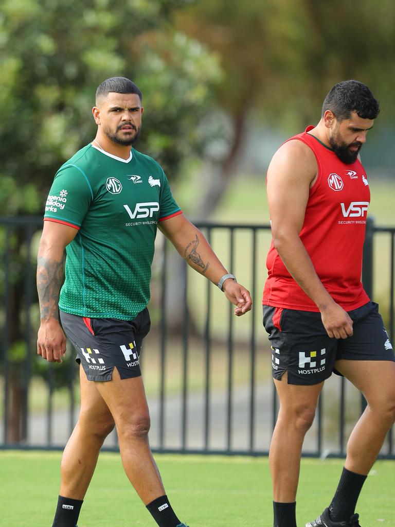 Latrell Mitchell at Rabbitohs training. Picture by Max Mason-Hubers